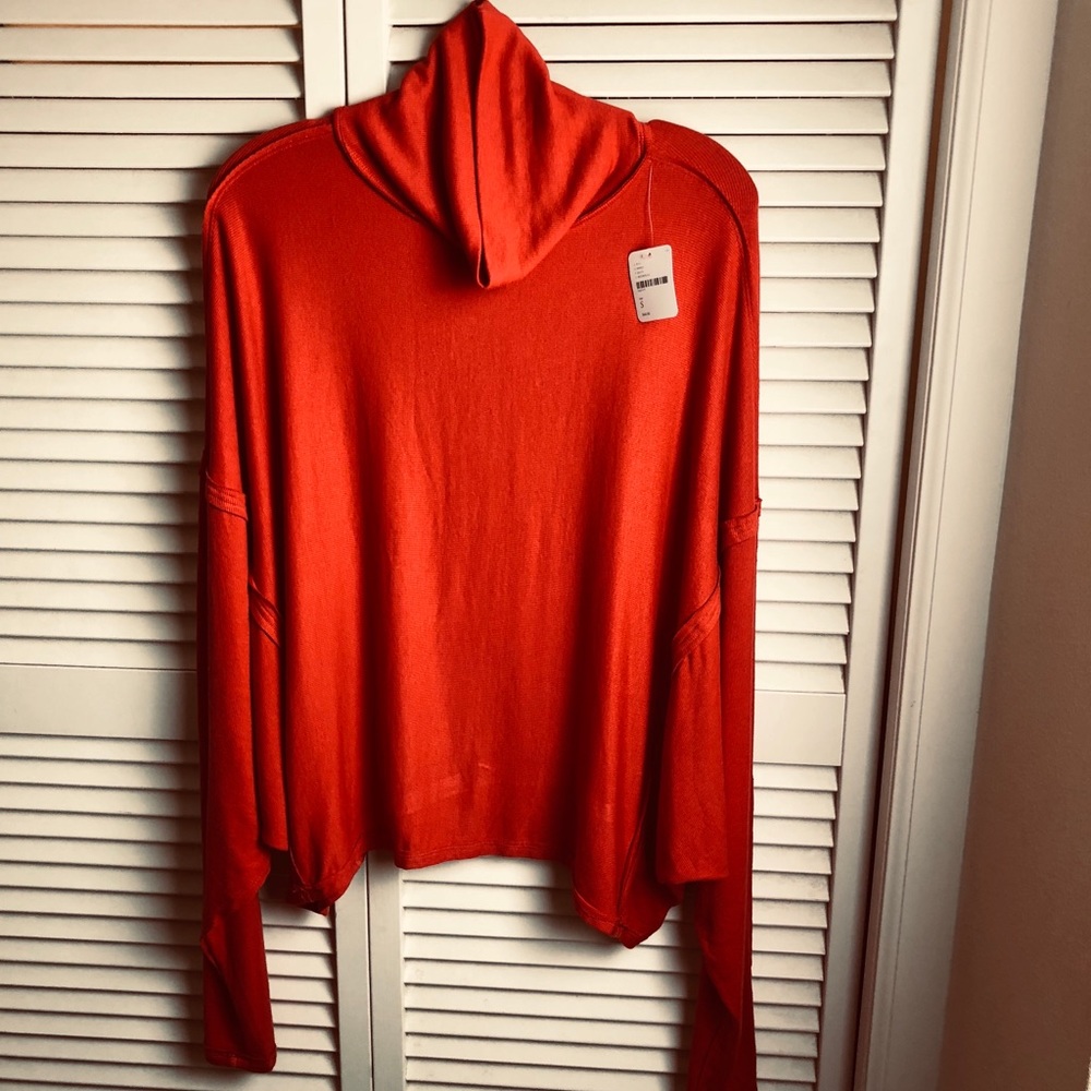 NWT FREE PEOPLE TURTLE NECK/LOOSE FIT SHIRT